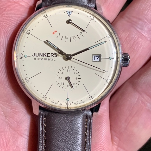 Junkers Bauhaus Automatic Watch Power Reserve - Picture 12 of 16